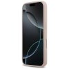 Etui Guess Silicone Big 4G Script do     iPhone 17 Pro różowy